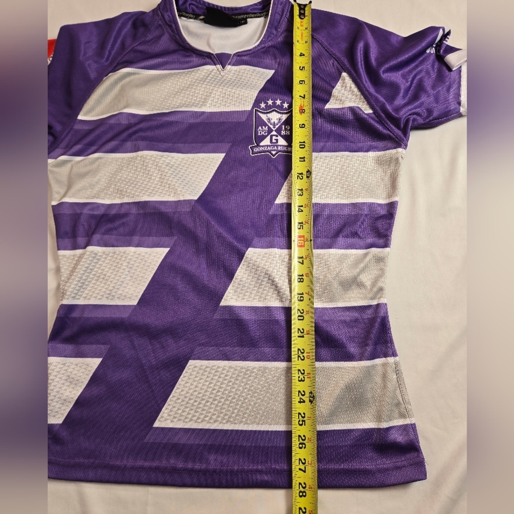Purple and White Men's Jersey - Picture 13 of 13